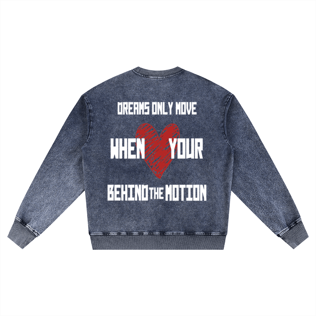 BEESMOOVE DEPT. Dreams 2 Wash Oversized Crewneck Sweatshirt - Beesmoove