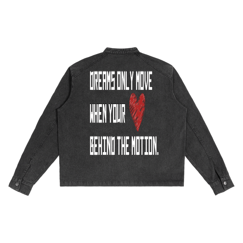 BEESMOOVE DEPT. Dreams Denim Vintage Washed Jacket - Beesmoove