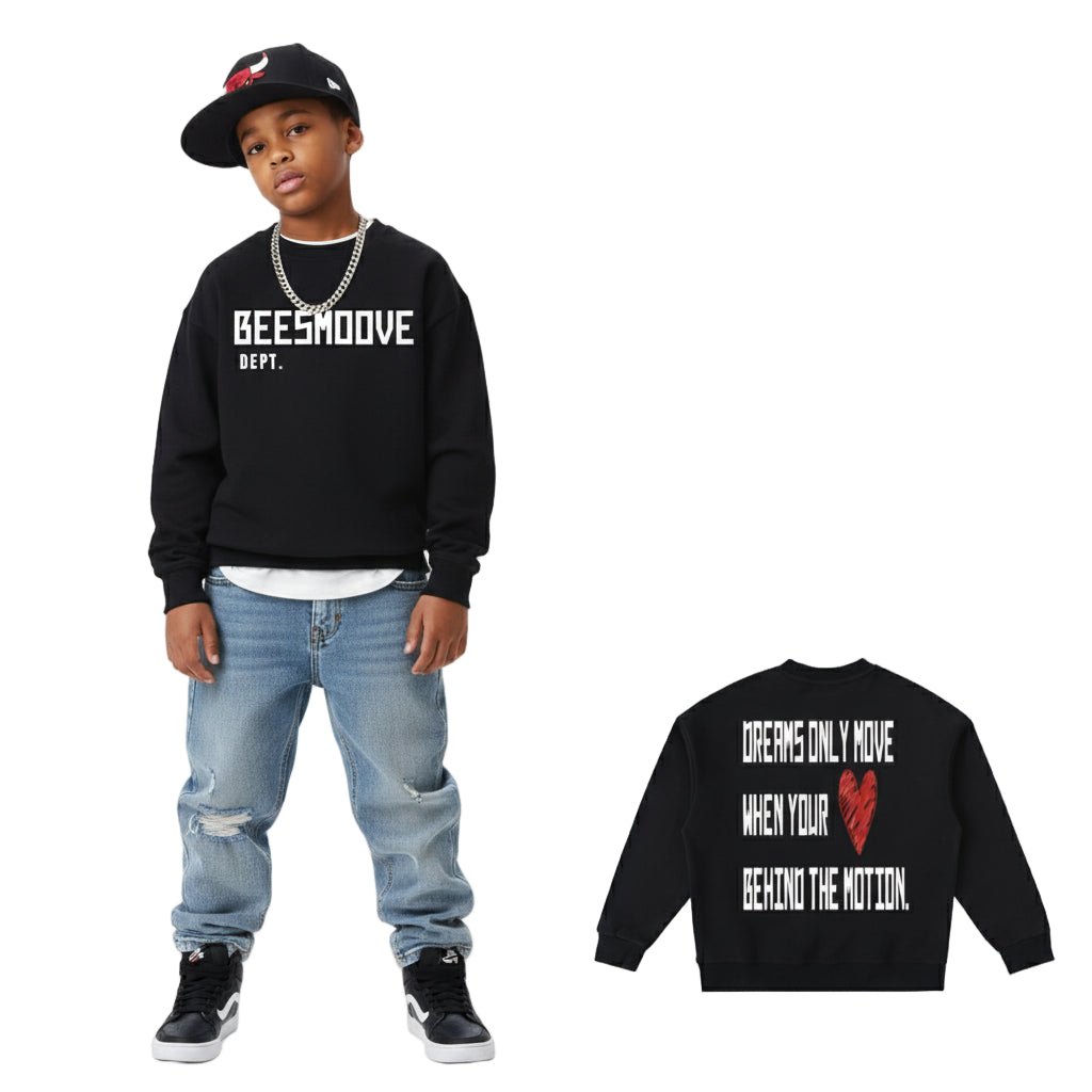 BEESMOOVE DEPT.Dreams Kids' Crewneck Sweatshirt - Beesmoove
