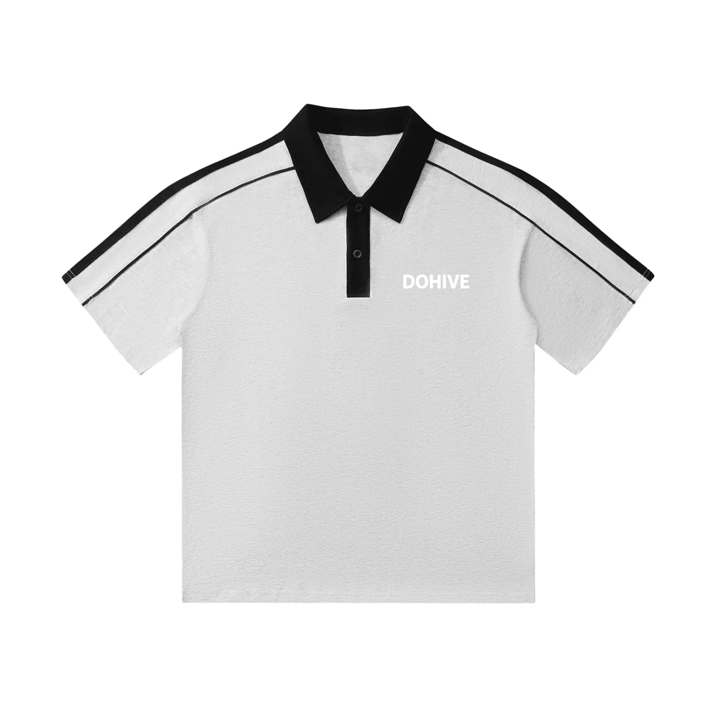 BEESMOOVE DOHIVE Collar Short - Sleeve Polo Shirt - Beesmoove