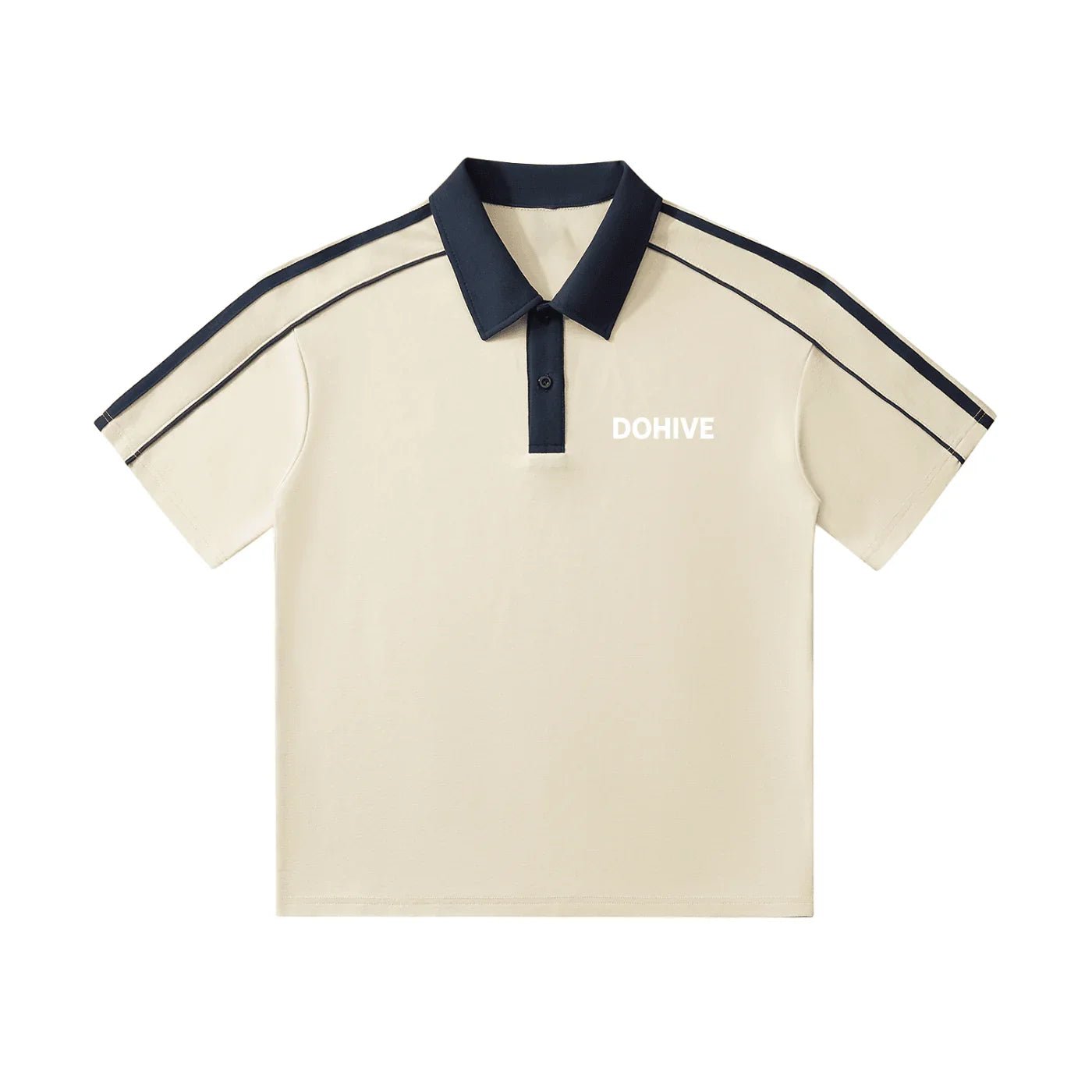 BEESMOOVE DOHIVE Collar Short - Sleeve Polo Shirt - Beesmoove