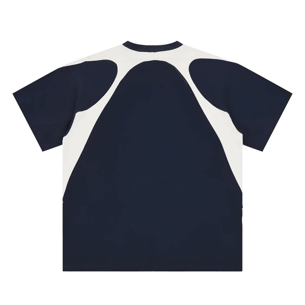 BEESMOOVE DOHIVE Contrast Panel Cotton T-Shirt - Beesmoove