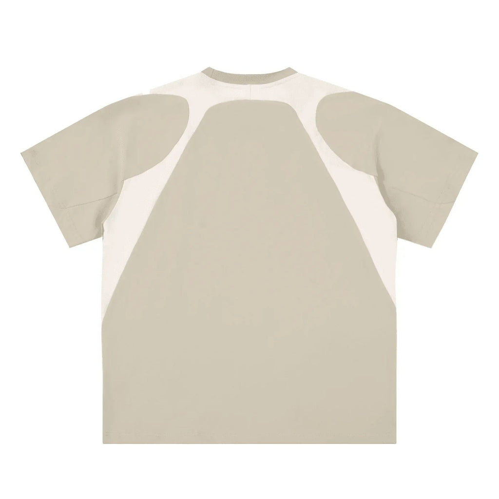 BEESMOOVE DOHIVE Contrast Panel Cotton T-Shirt - Beesmoove