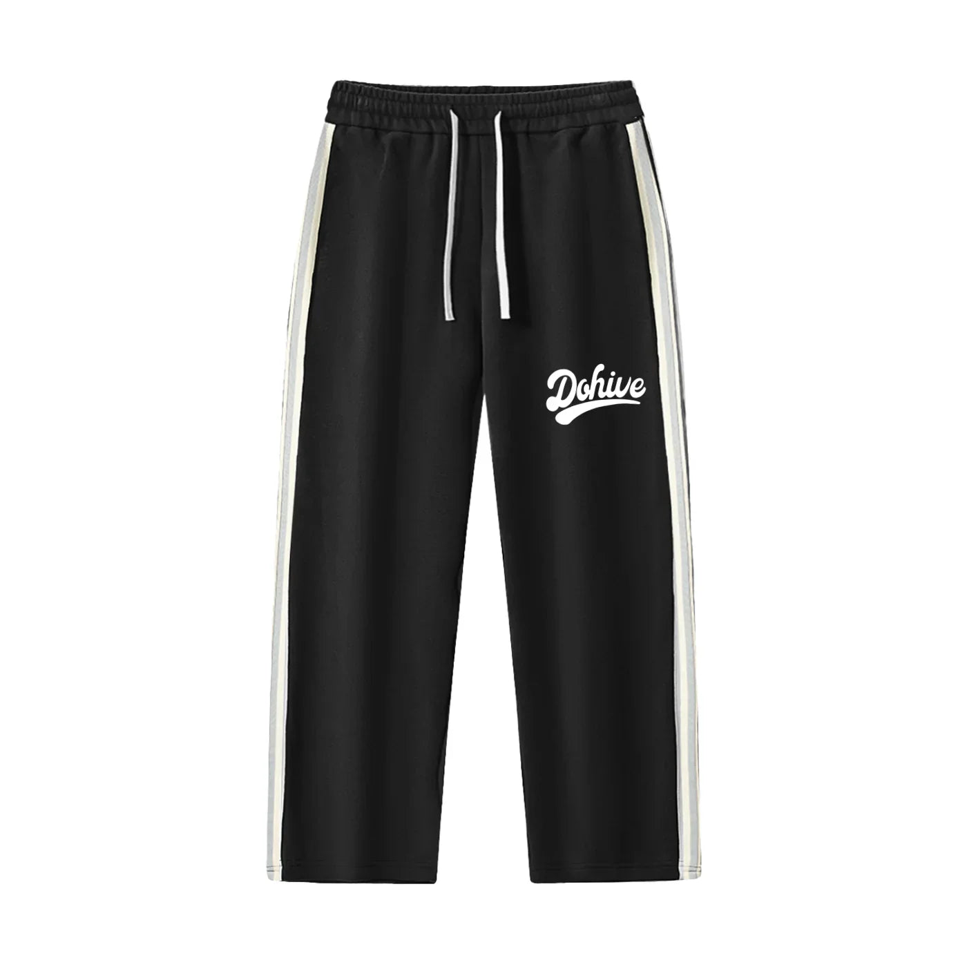 BEESMOOVE DOHIVE Contrast Side - Stripe Straight - Leg Pants - Beesmoove
