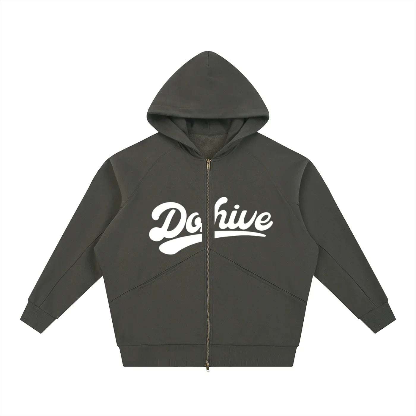 BEESMOOVE DOHIVE Dolman Sleeve Zip - Through Fleece Hoodie - Beesmoove