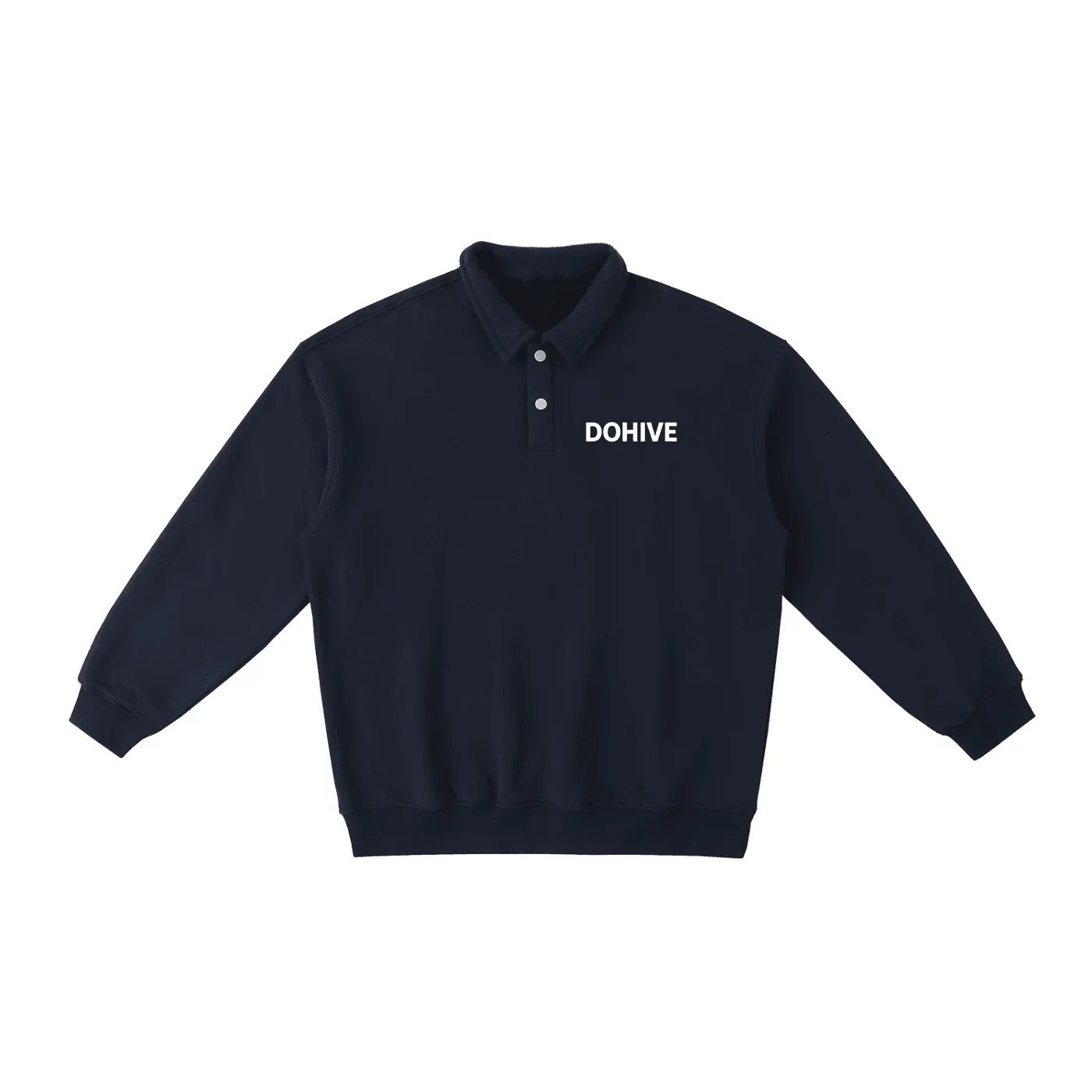 BEESMOOVE DOHIVE Heavyweight Polo - Collar Sweatshirt - Beesmoove