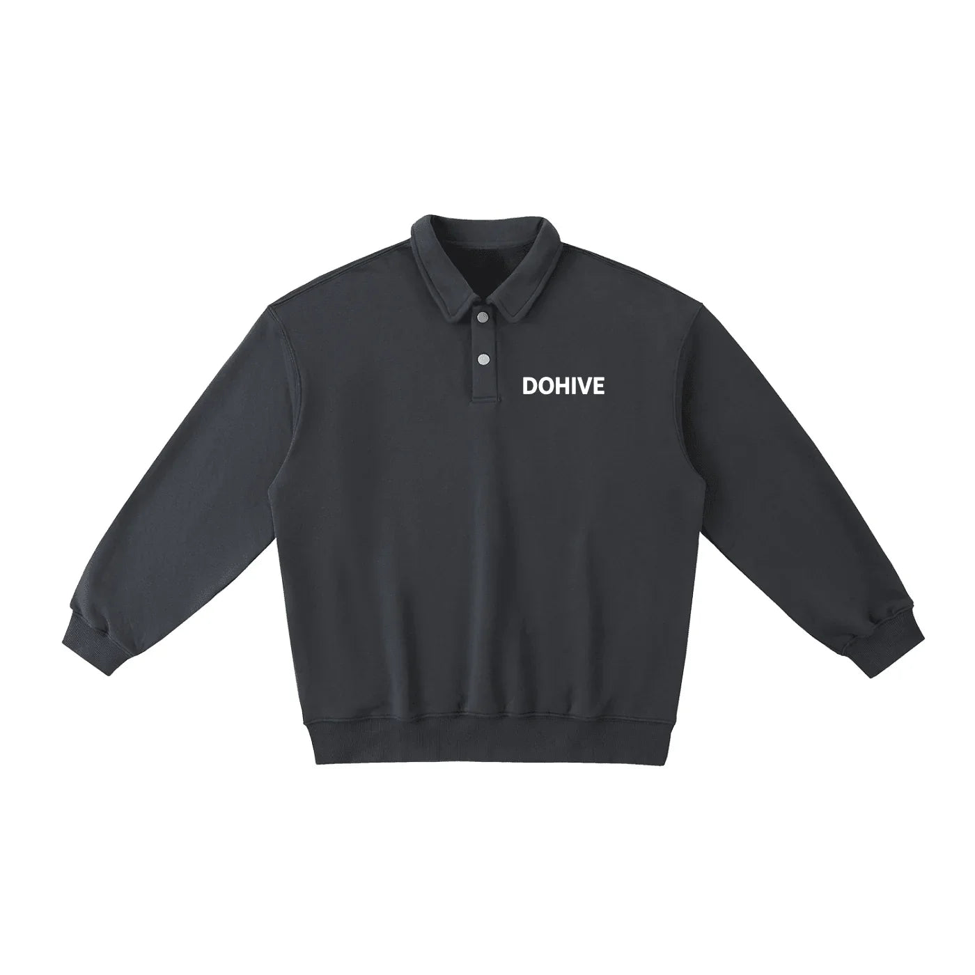 BEESMOOVE DOHIVE Heavyweight Polo - Collar Sweatshirt - Beesmoove