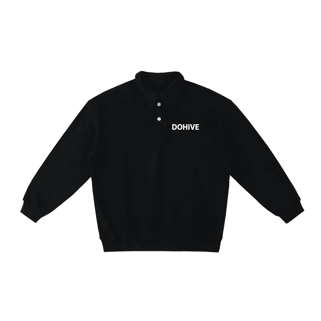 BEESMOOVE DOHIVE Heavyweight Polo - Collar Sweatshirt - Beesmoove