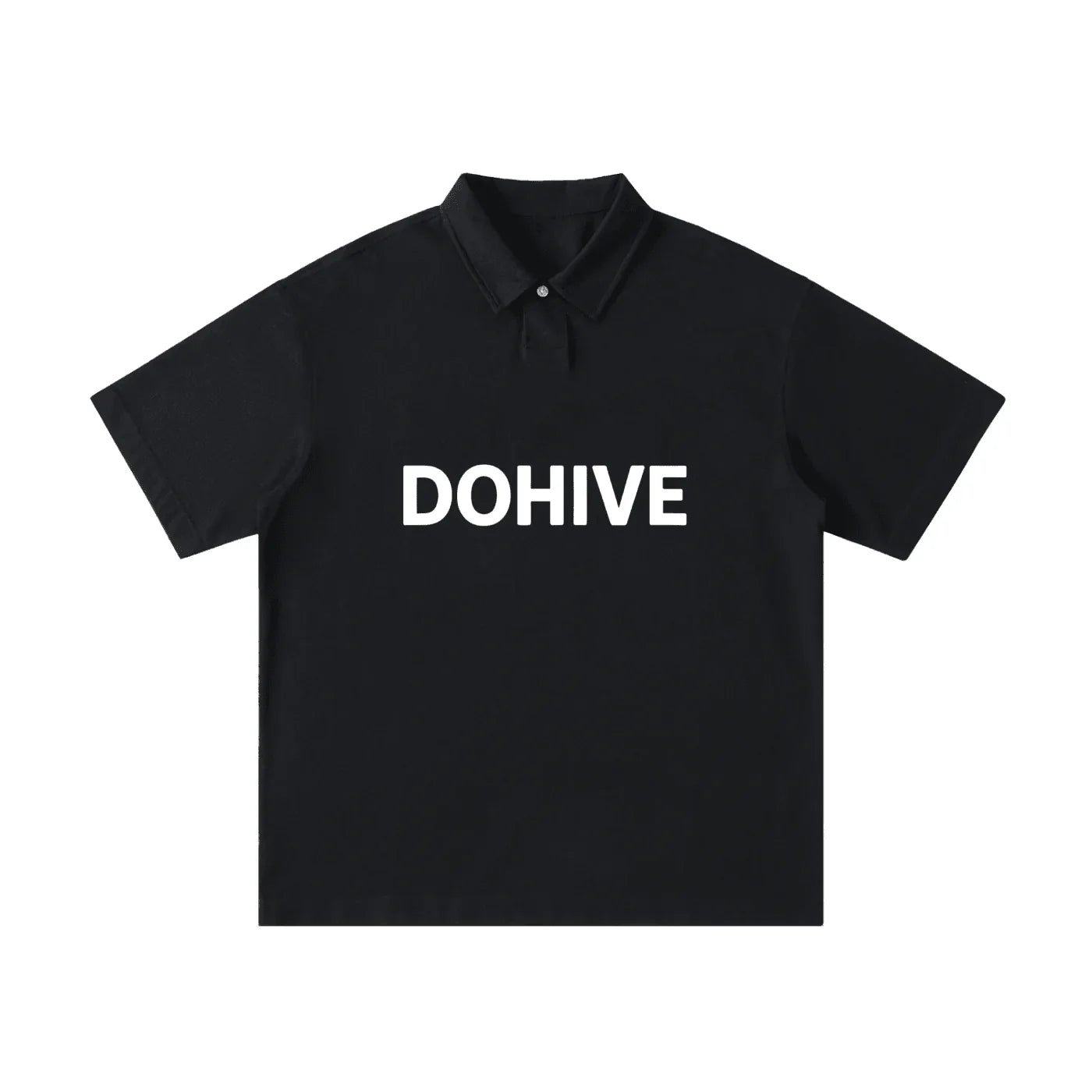BEESMOOVE DOHIVE Loose Cotton Short - Sleeve Polo Shirt - Beesmoove
