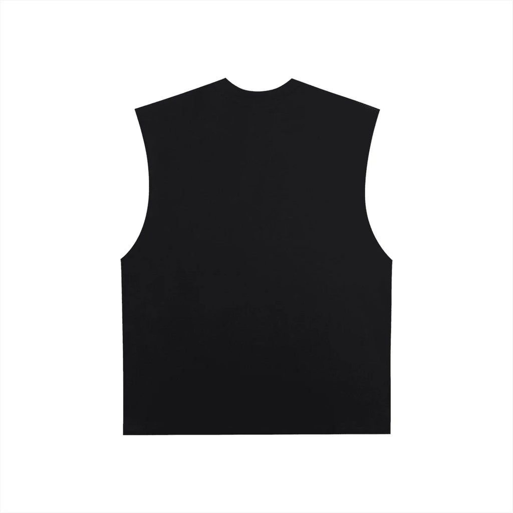 BEESMOOVE DOHIVE Raw Edge Cotton Tank Top - Beesmoove