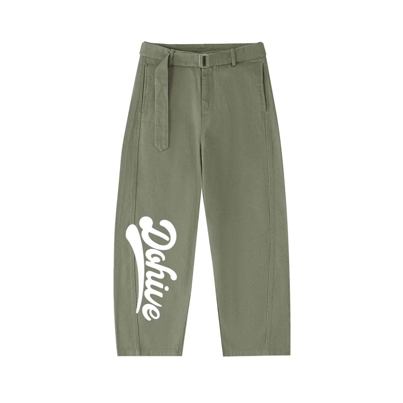 BEESMOOVE DOHIVE Twisted - Seam Belted Curved - Blade Pants - Beesmoove