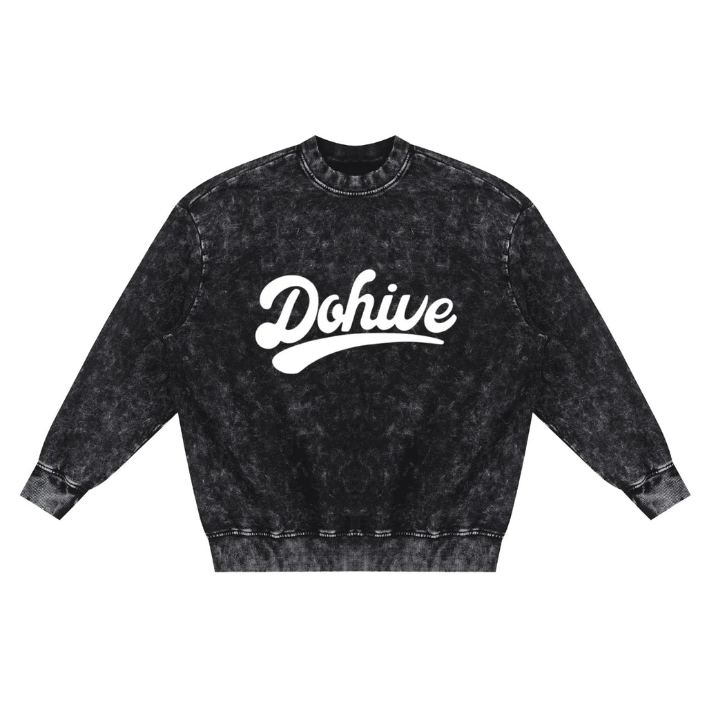 BEESMOOVE DOHIVE Washed Hand - Frayed Sweatshirt - Beesmoove