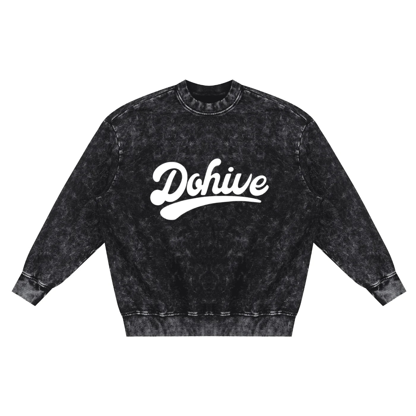 BEESMOOVE DOHIVE Washed Hand - Frayed Sweatshirt - Beesmoove