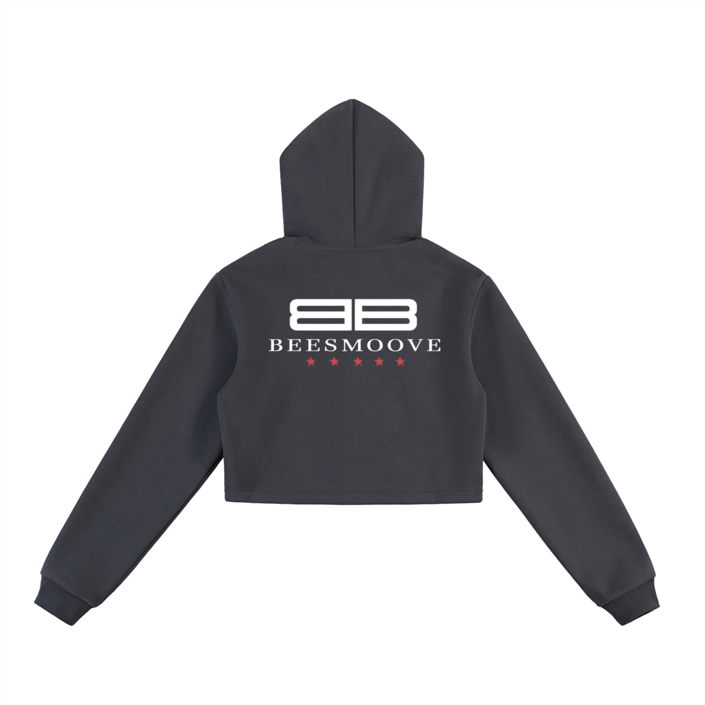 Beesmoove Driftwear Cropped Zip - Up Hoodie - Beesmoove