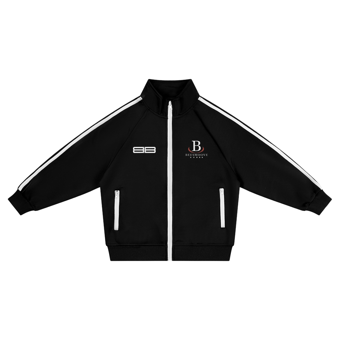 Beesmoove Driftwear Kids’ Contrast Tape Coach Jacket - Beesmoove