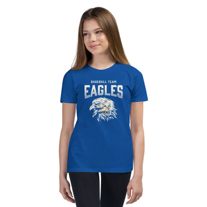 Beesmoove Eagles baseball Youth Short Sleeve T-Shirt - Beesmoove