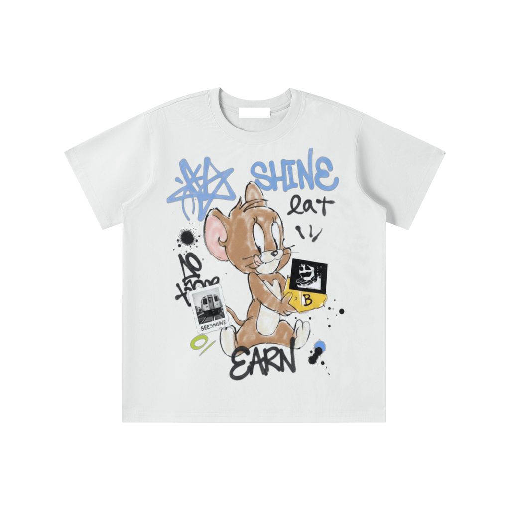 BEESMOOVE EAT • EARN • SHINE throwback Quick - Dry Cooling Kids' T-shirt - Beesmoove