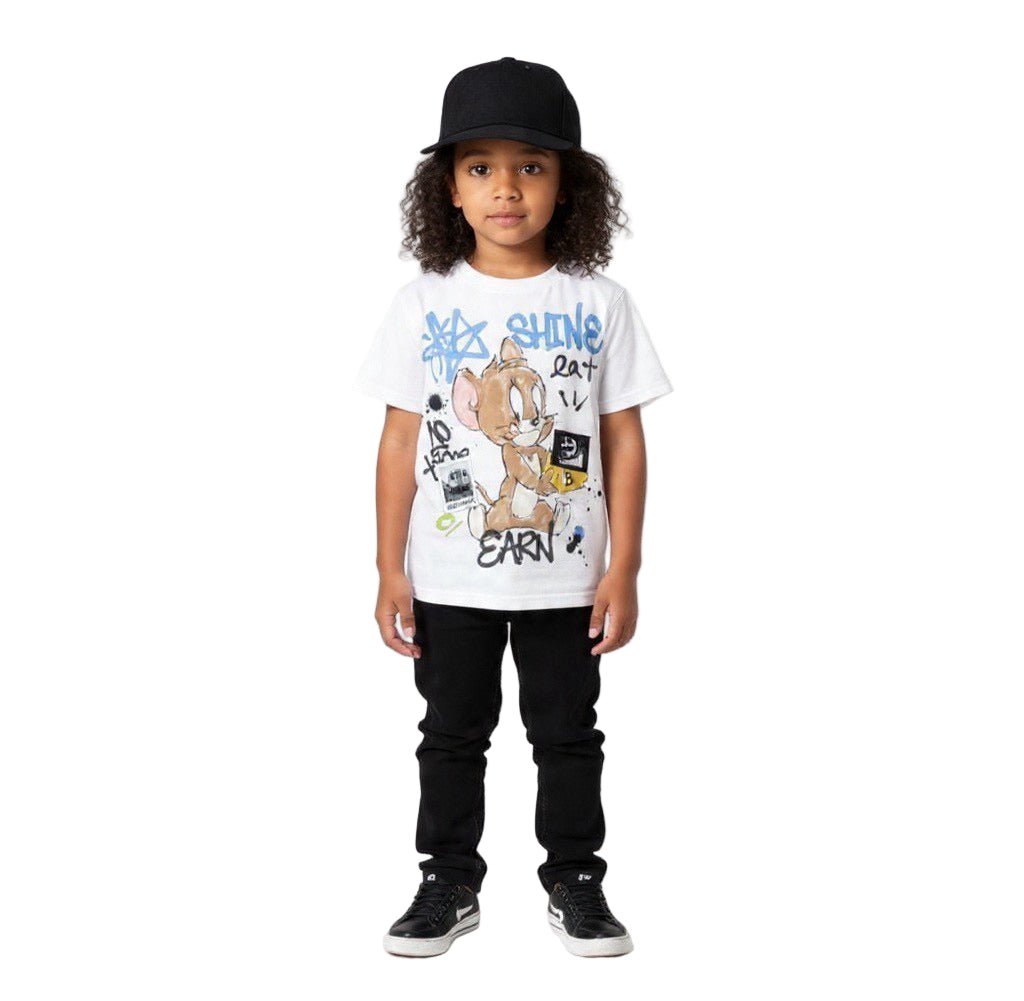 BEESMOOVE EAT • EARN • SHINE throwback Quick - Dry Cooling Kids' T-shirt - Beesmoove