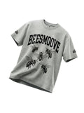 BEESMOOVE “Electric Swarm Black Washed Oversized Cotton Tee - Beesmoove