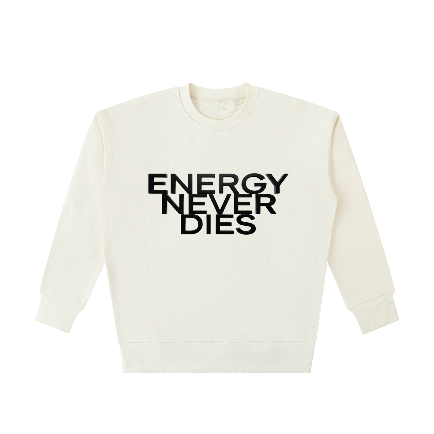 BEESMOOVE ENERGY NEVER DIES™ Heavyweight Cotton Sweatshirt - Beesmoove