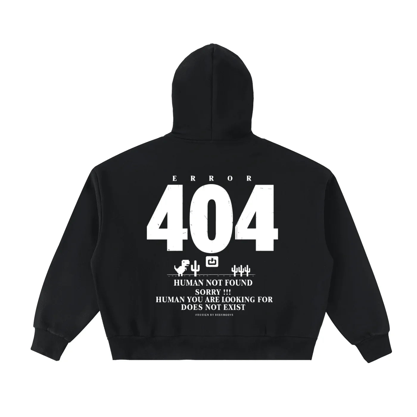 BEESMOOVE: Error Legacy Full - Zip Boxy Hoodie - Beesmoove