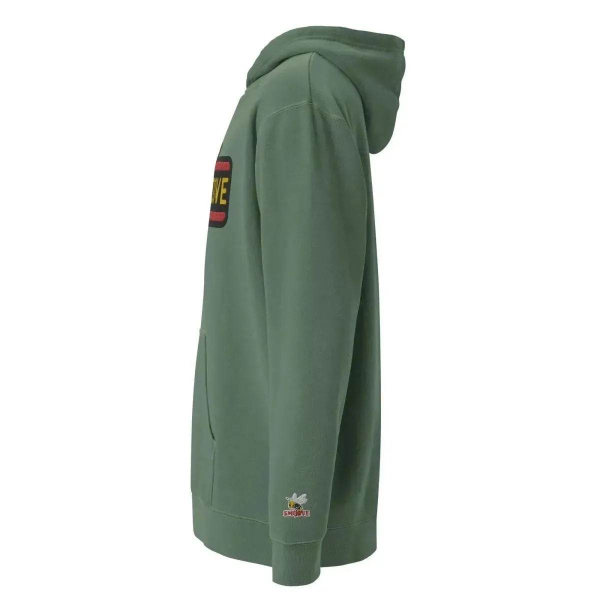 Beesmoove essence red pigment - dyed hoodie - Beesmoove