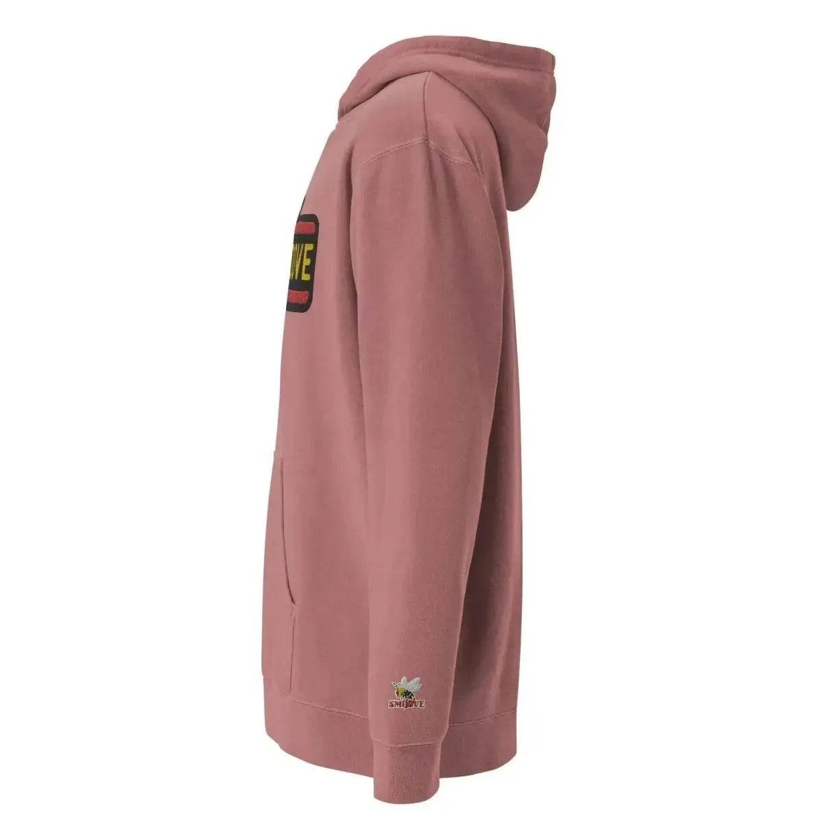 Beesmoove essence red pigment - dyed hoodie - Beesmoove