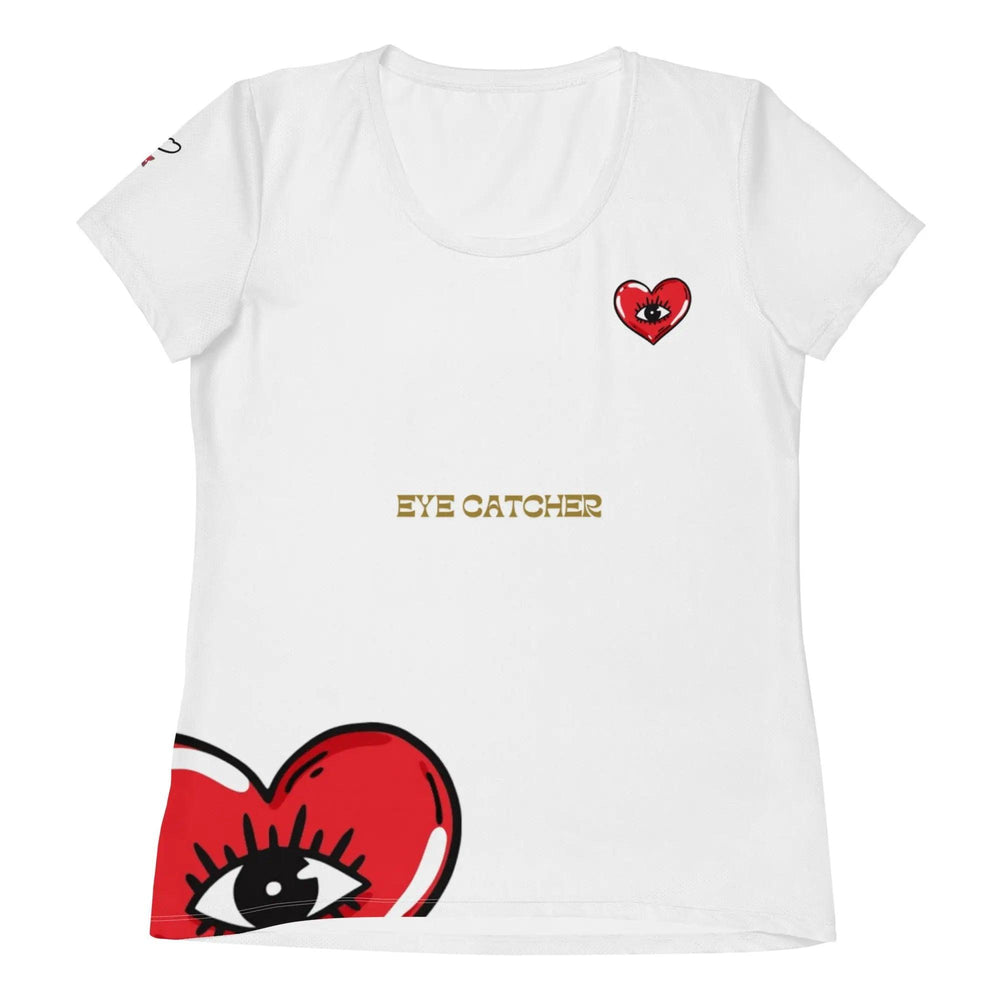 Beesmoove eye catcher All-Over Print Women's Athletic T-shirt - Beesmoove 