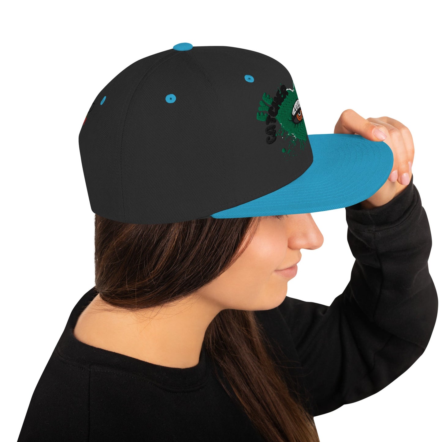 Beesmoove eye catcher green Snapback Hat - Beesmoove