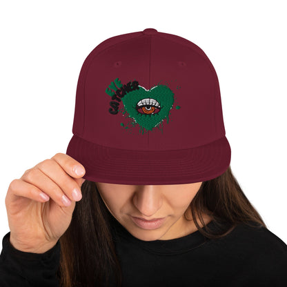 Beesmoove eye catcher green Snapback Hat - Beesmoove