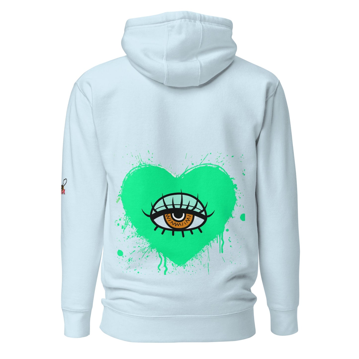 Beesmoove eye catcher green Unisex Hoodie - Beesmoove