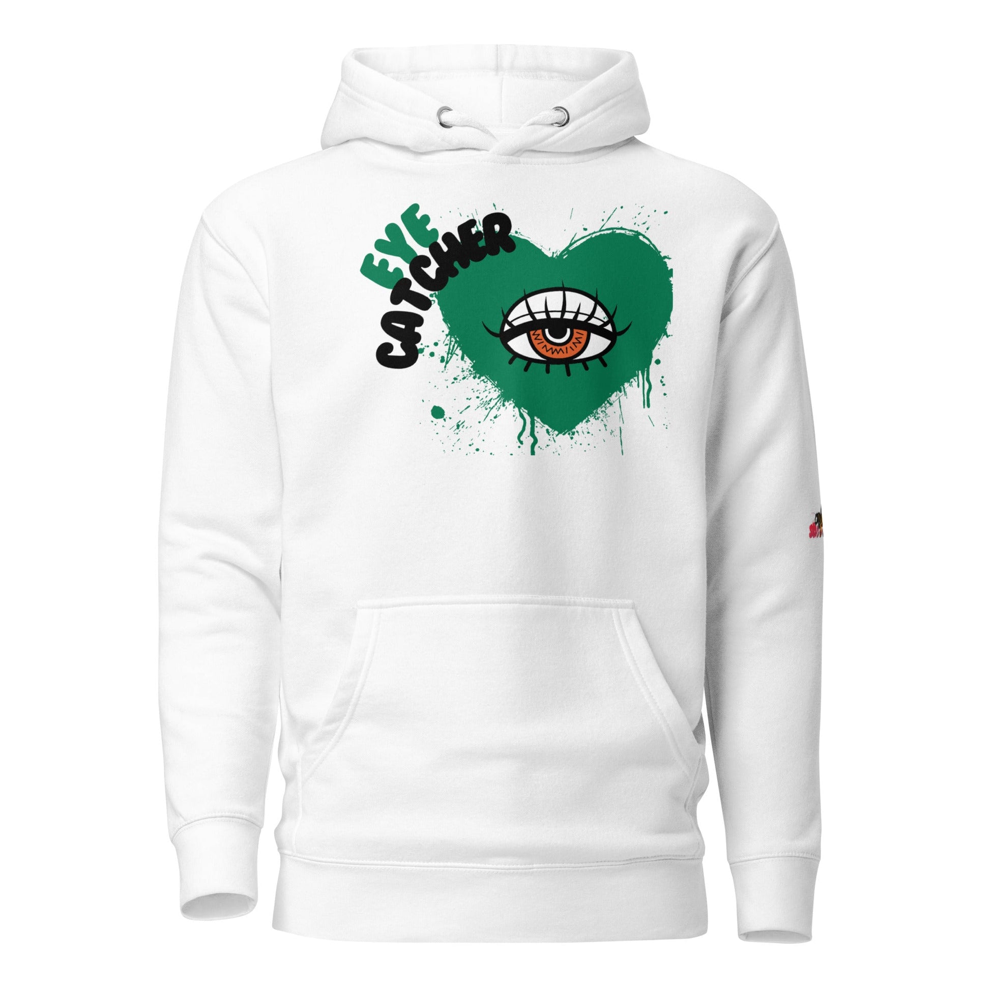 Beesmoove eye catcher green Unisex Hoodie - Beesmoove