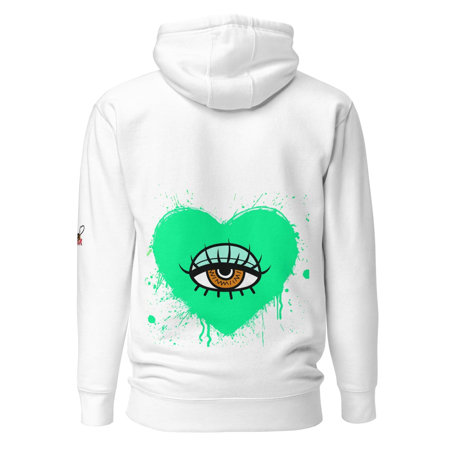 Beesmoove eye catcher green Unisex Hoodie - Beesmoove