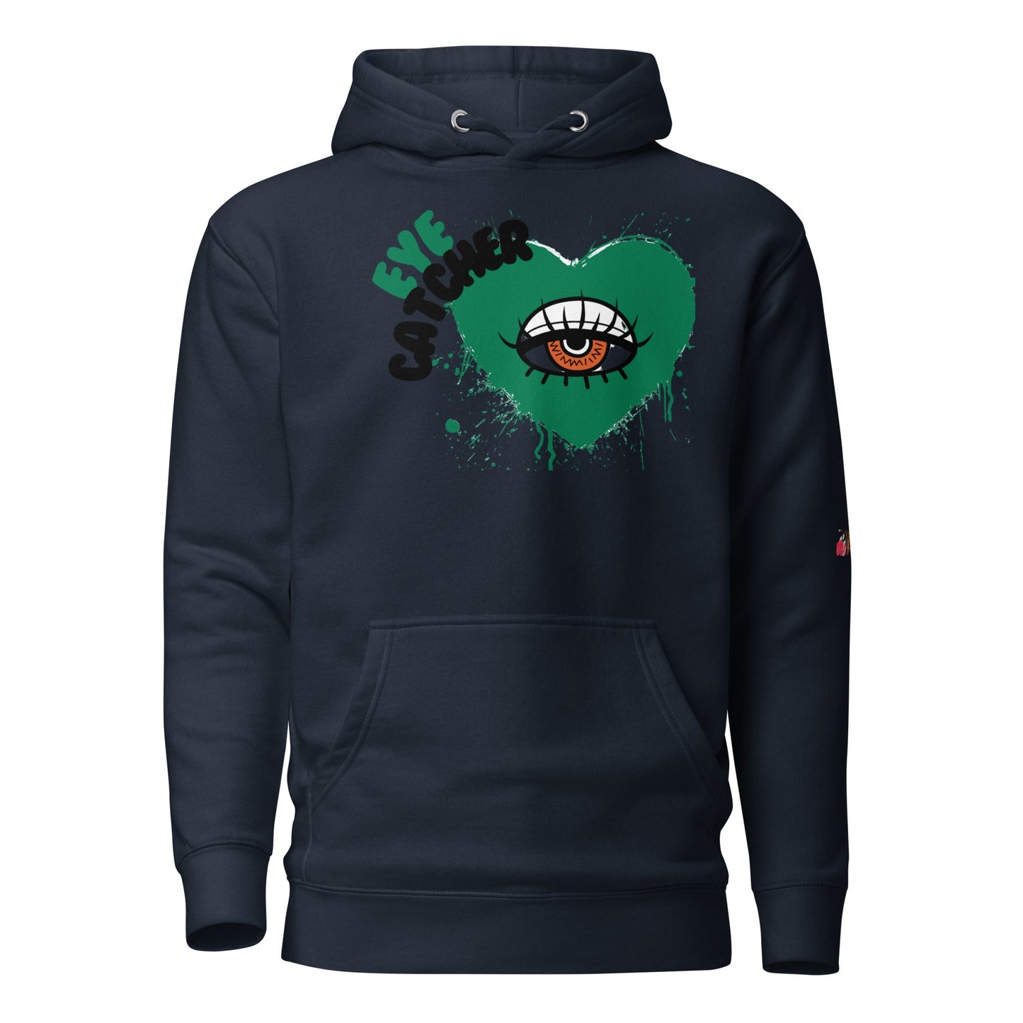 Beesmoove eye catcher green Unisex Hoodie - Beesmoove