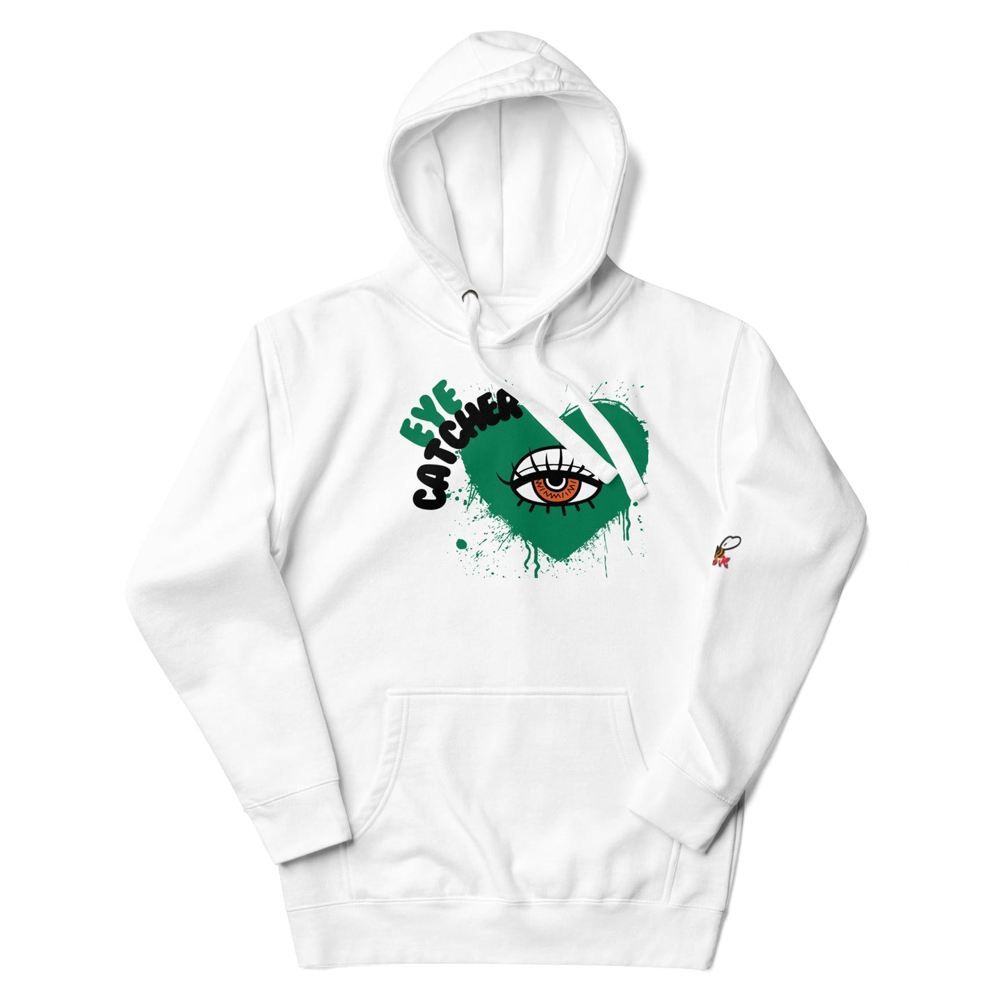 Beesmoove eye catcher green Unisex Hoodie - Beesmoove