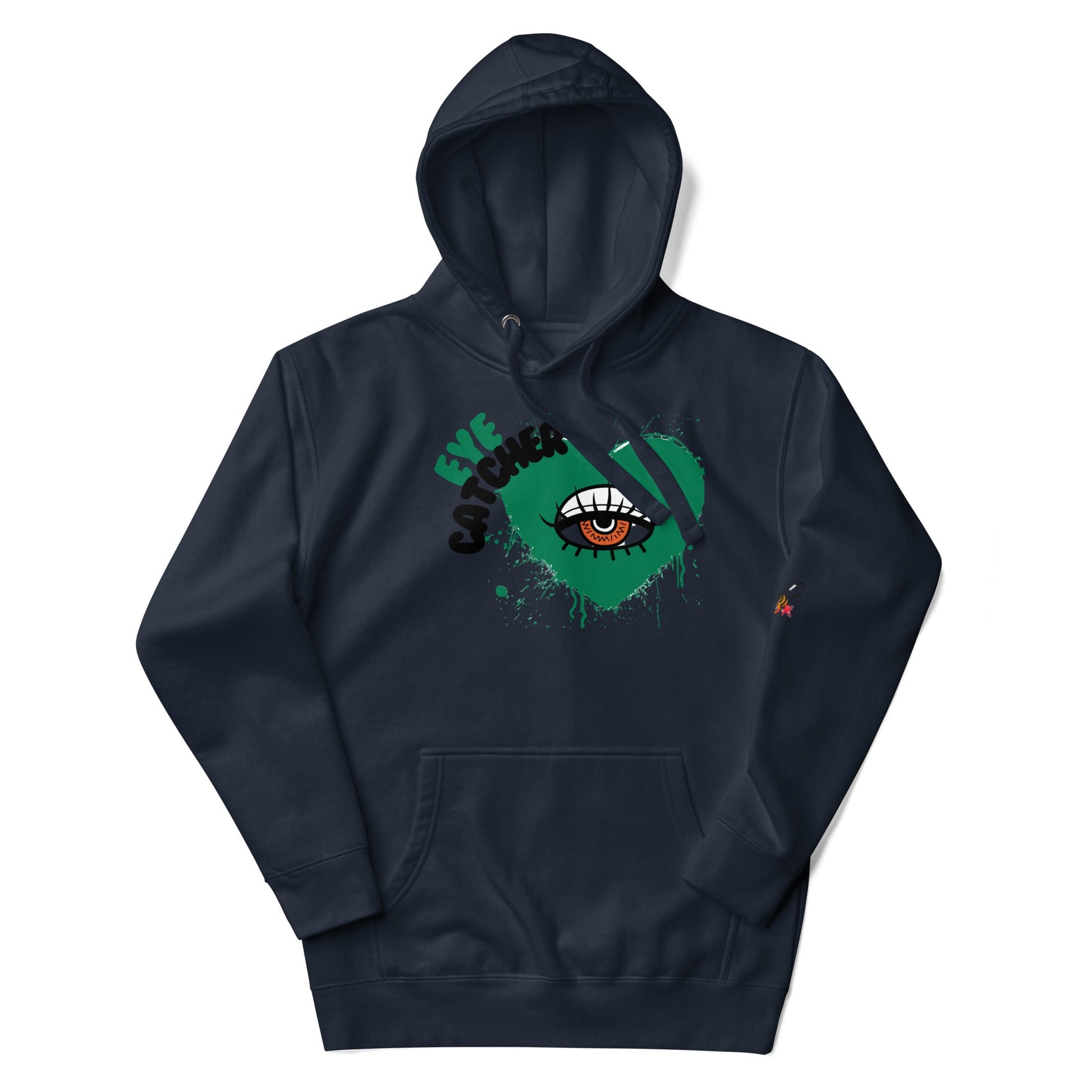 Beesmoove eye catcher green Unisex Hoodie - Beesmoove