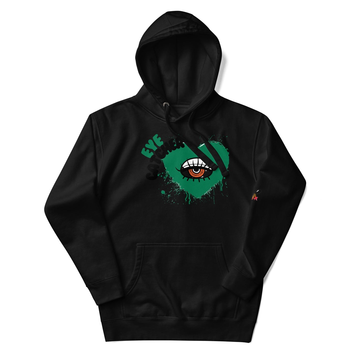 Beesmoove eye catcher green Unisex Hoodie - Beesmoove