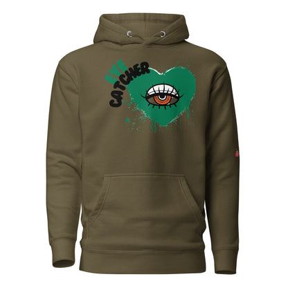 Beesmoove eye catcher green Unisex Hoodie - Beesmoove