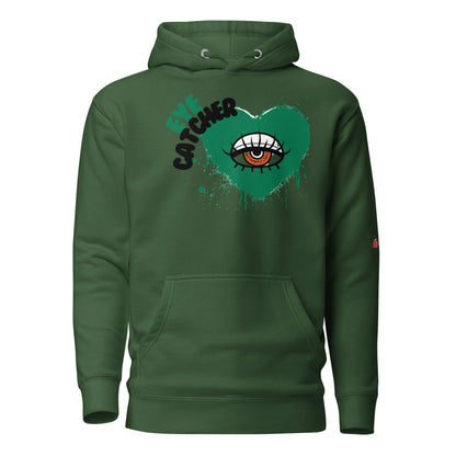 Beesmoove eye catcher green Unisex Hoodie - Beesmoove