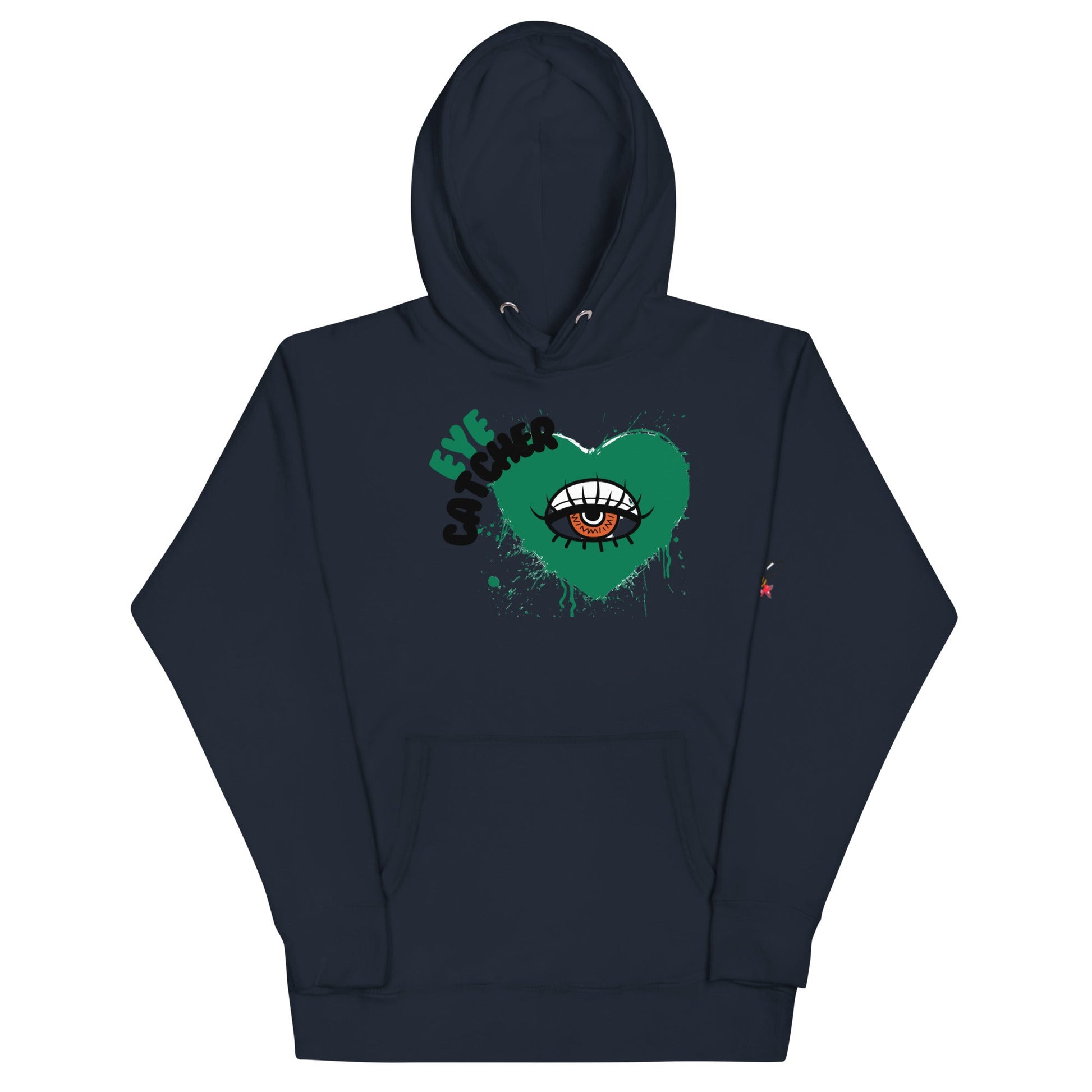 Beesmoove eye catcher green Unisex Hoodie - Beesmoove