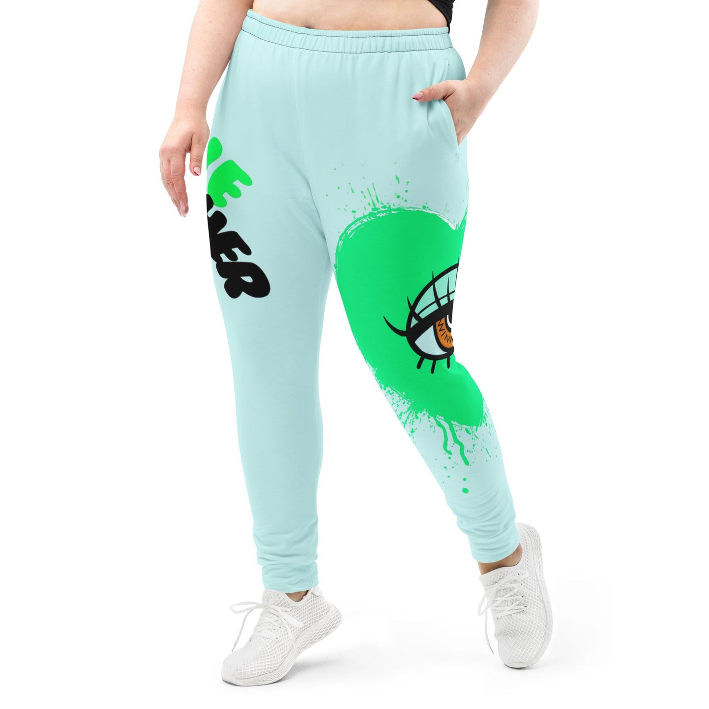 Beesmoove eye catcher green Women's Joggers - Beesmoove