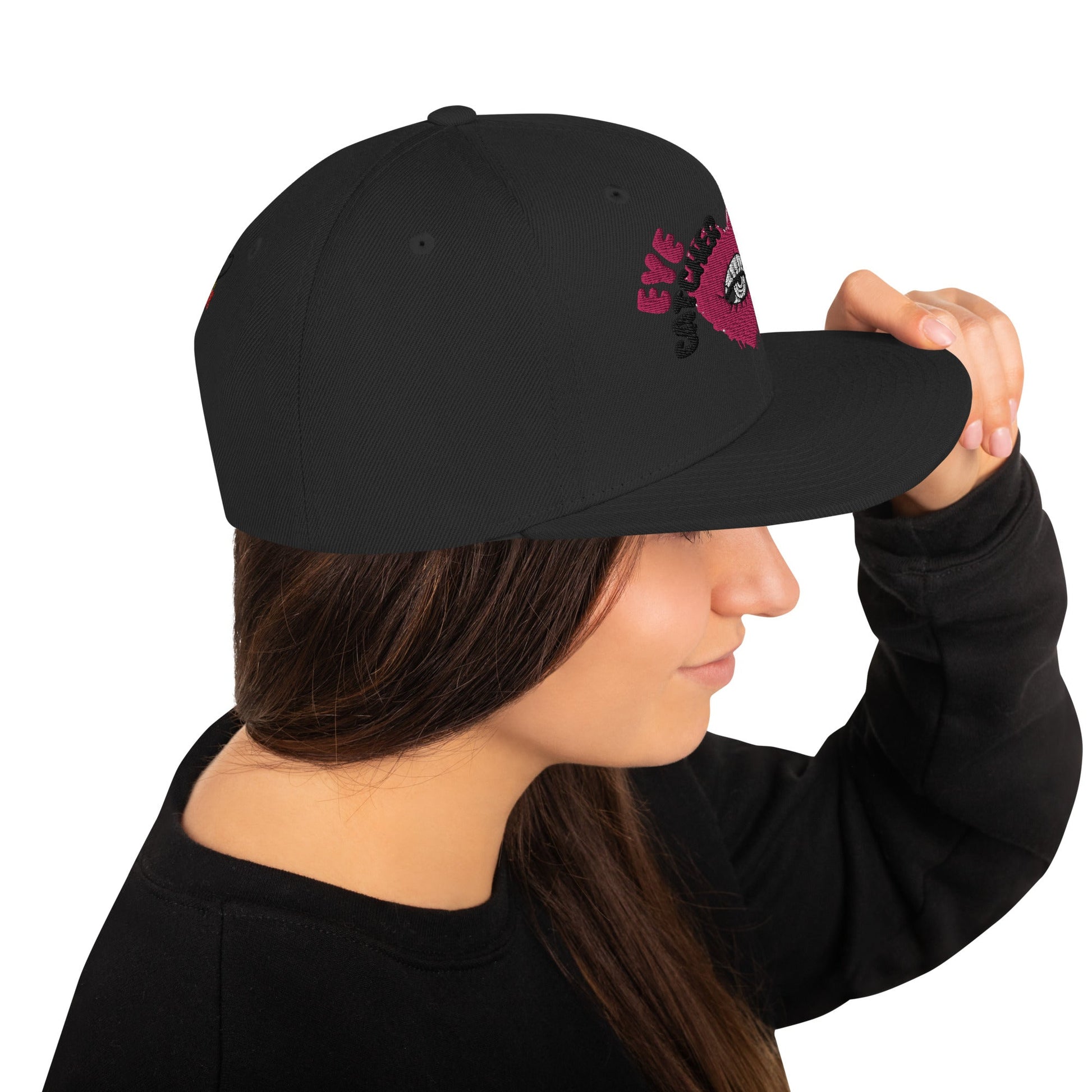 Beesmoove eye catcher pink Snapback Hat - Beesmoove