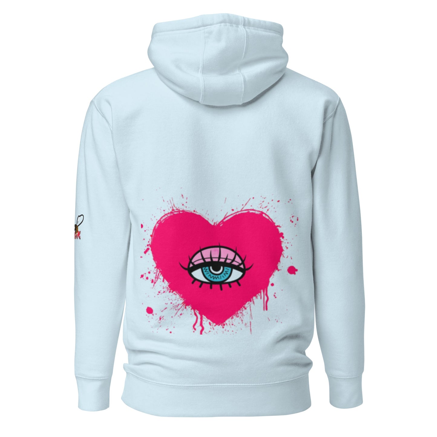 Beesmoove eye catcher pink Unisex Hoodie - Beesmoove