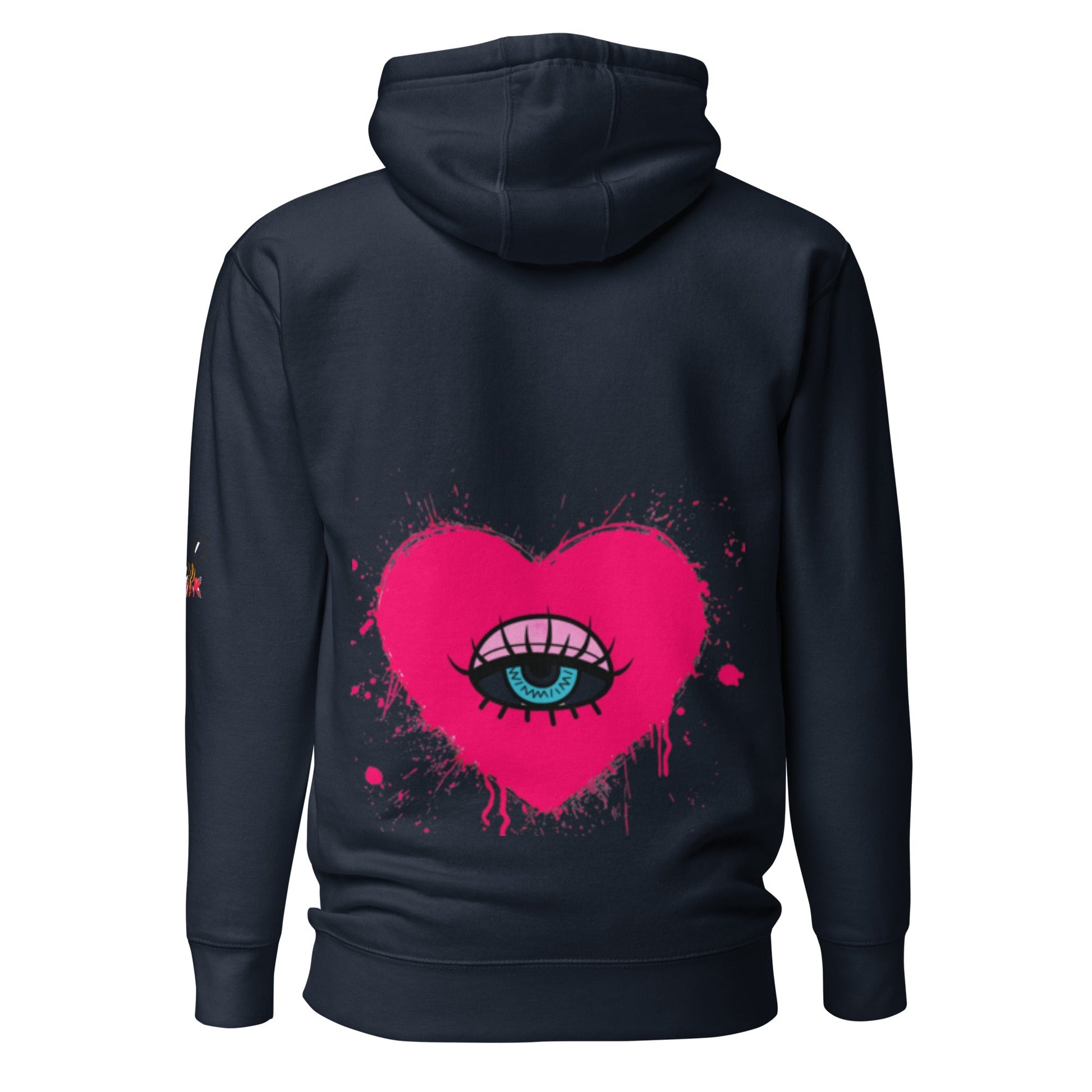 Beesmoove eye catcher pink Unisex Hoodie - Beesmoove