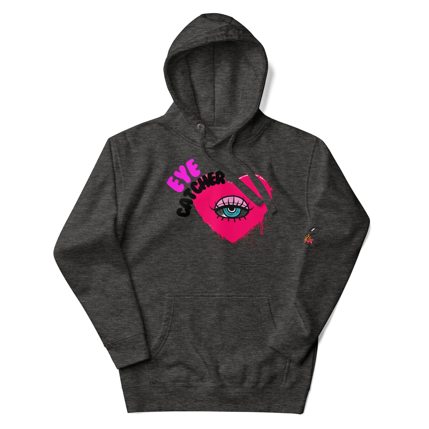 Beesmoove eye catcher pink Unisex Hoodie - Beesmoove