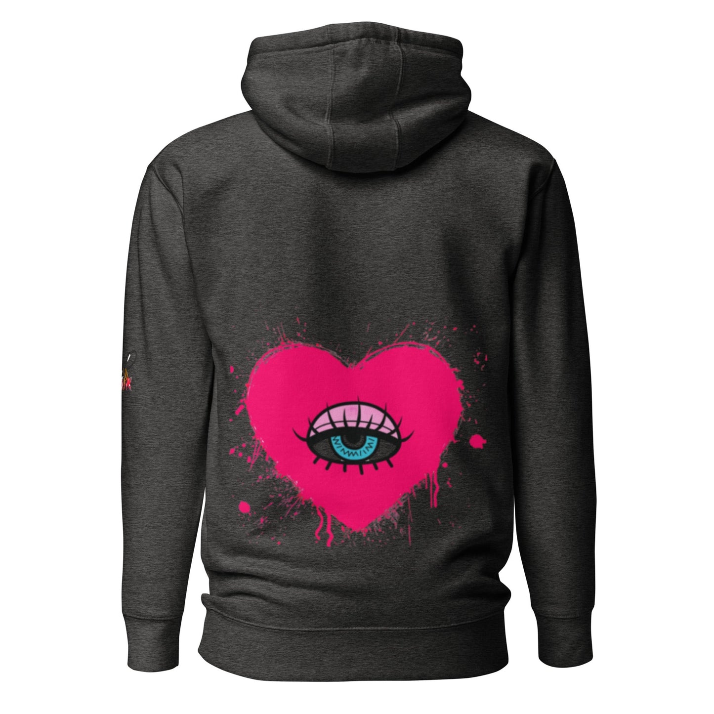 Beesmoove eye catcher pink Unisex Hoodie - Beesmoove