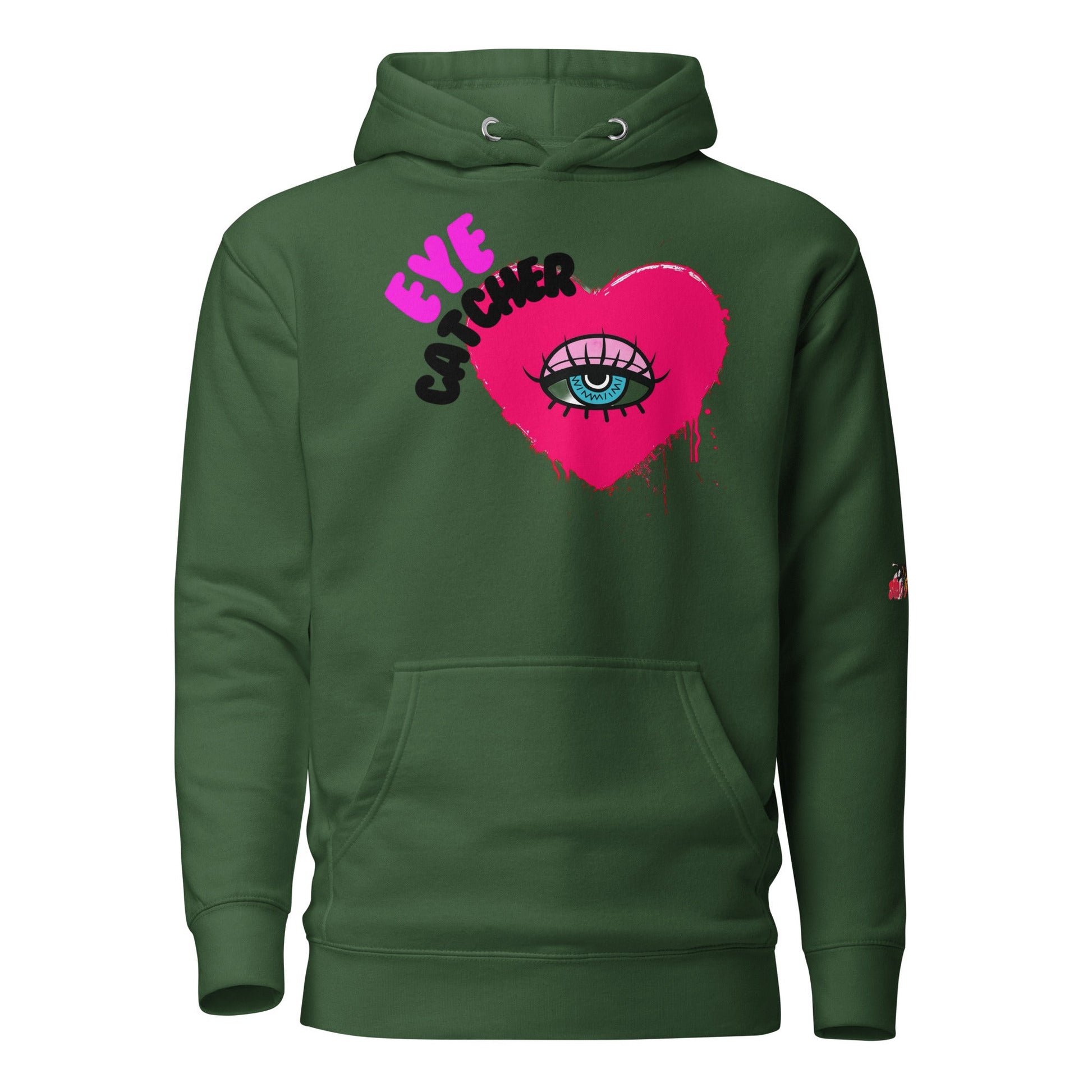 Beesmoove eye catcher pink Unisex Hoodie - Beesmoove