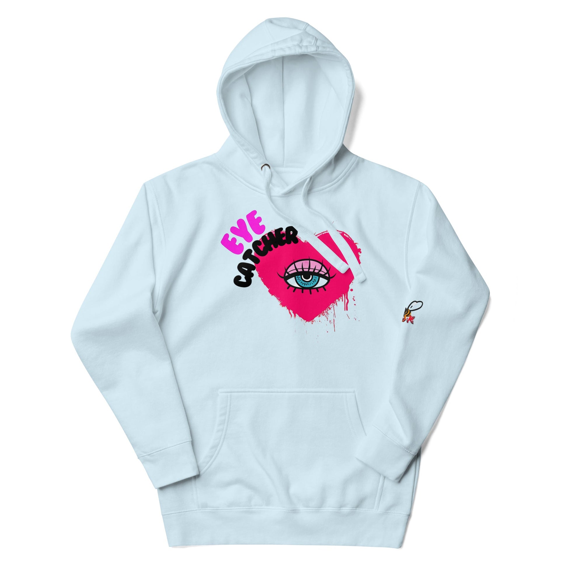 Beesmoove eye catcher pink Unisex Hoodie - Beesmoove