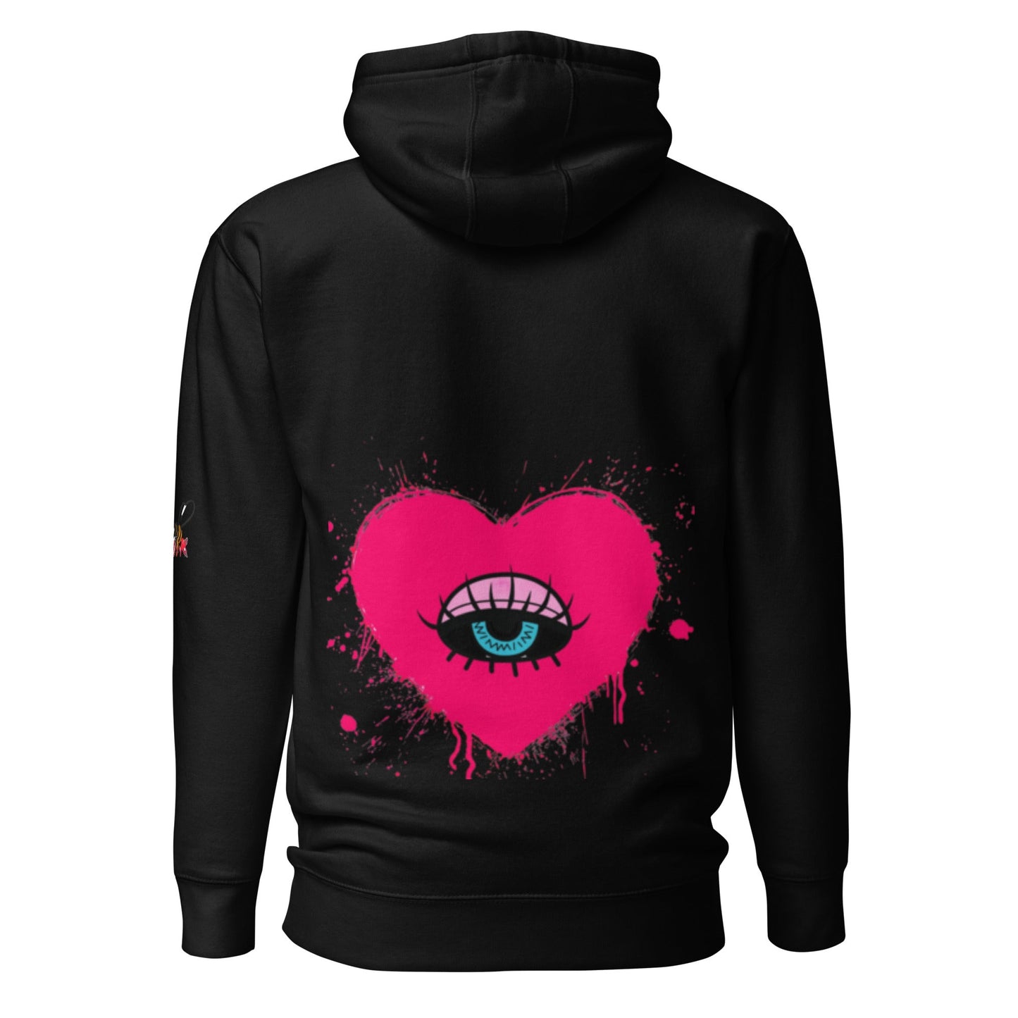 Beesmoove eye catcher pink Unisex Hoodie - Beesmoove