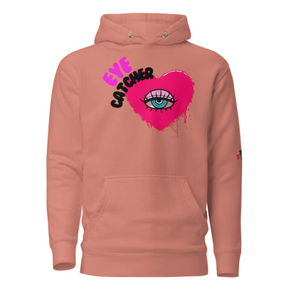 Beesmoove eye catcher pink Unisex Hoodie - Beesmoove